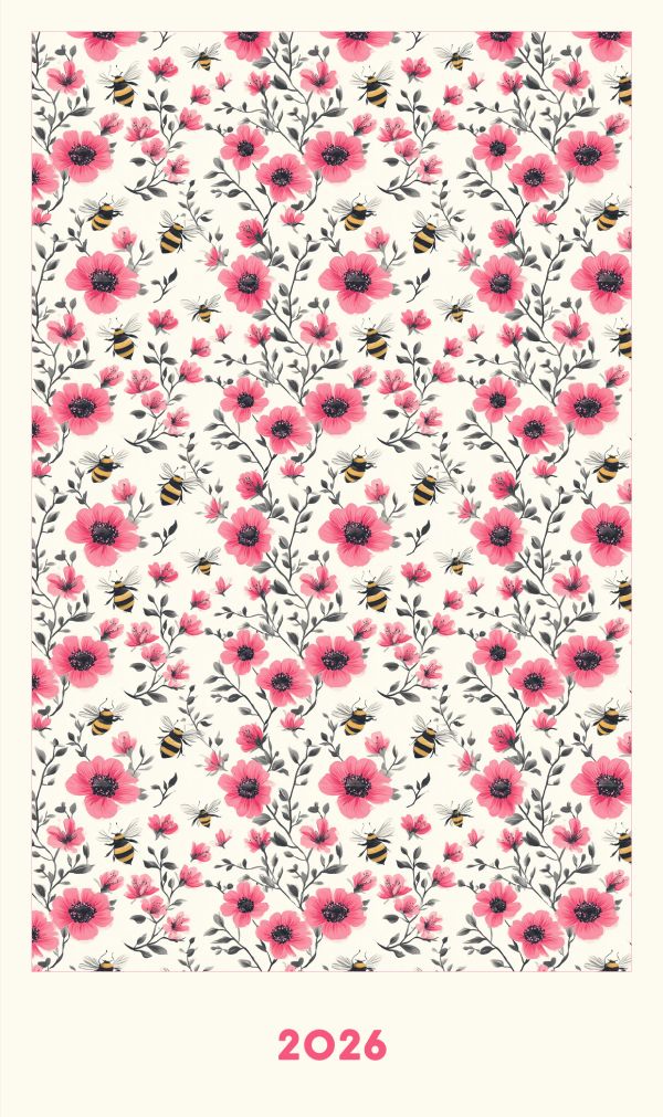 Мини ежедневник. Пчелы в кустах (А6, 80 л., мягкая обложка)