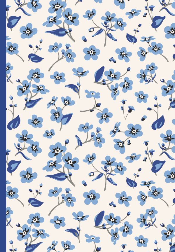 Сад забытых мыслей. Цветочный орнамент. Ежедневник недатированный (А5, 72 л.)