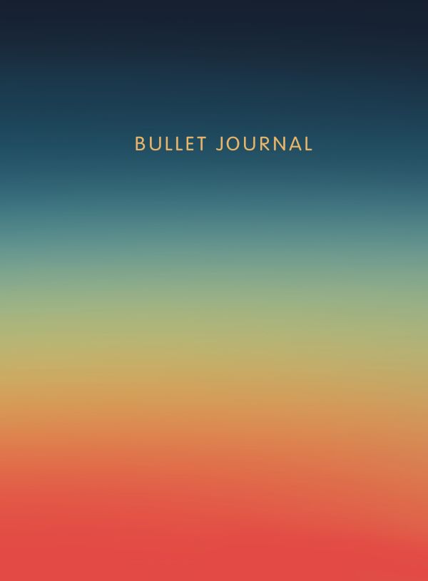 Блокнот в точку: Bullet Journal (закат, 160 c., с наклейками)