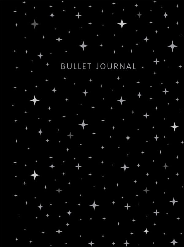 Блокнот в точку: Bullet Journal (ночное небо, 160 c., с наклейками)