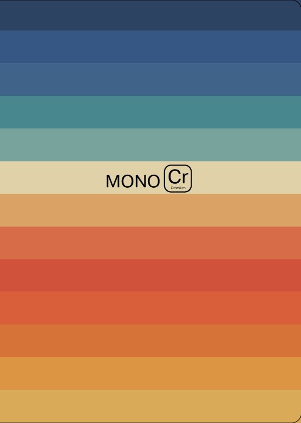 Блокнот. Monochrome (полоска) (формат А4, мягкая обложка, круглые углы, блок в точку)