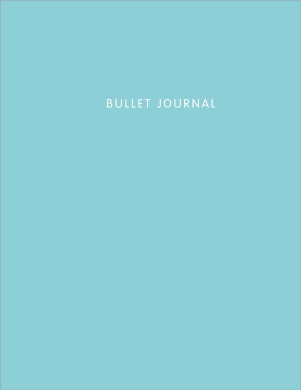 Блокнот в точку: Bullet Journal (бирюзовый, 144 c., пружина)